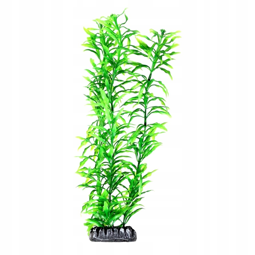 Umělá Akvarijní Rostlina Heteranthera Dekorace Ozdoba 34 CM
