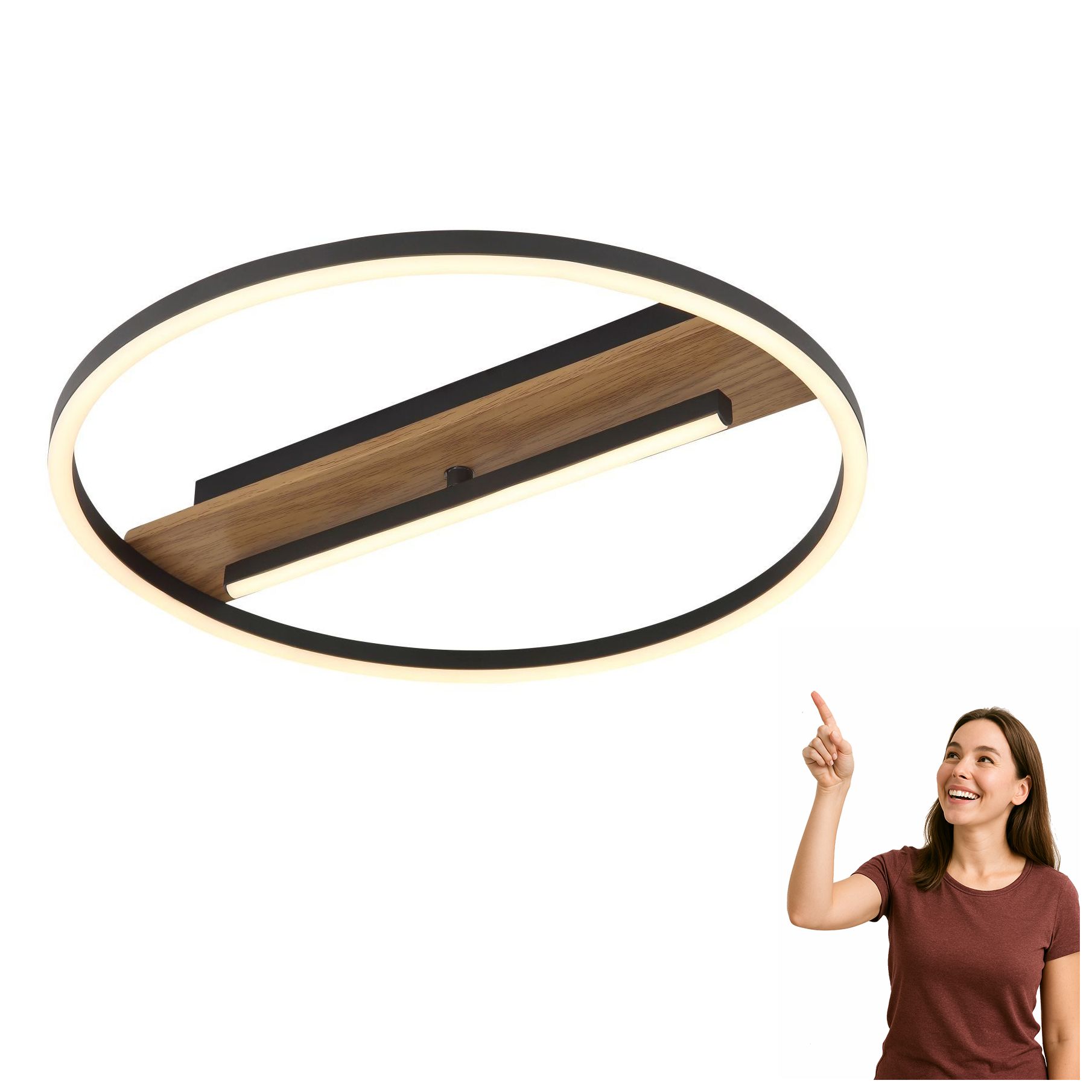 Led stropná lampa 24W Pikara 67321-24 Globo