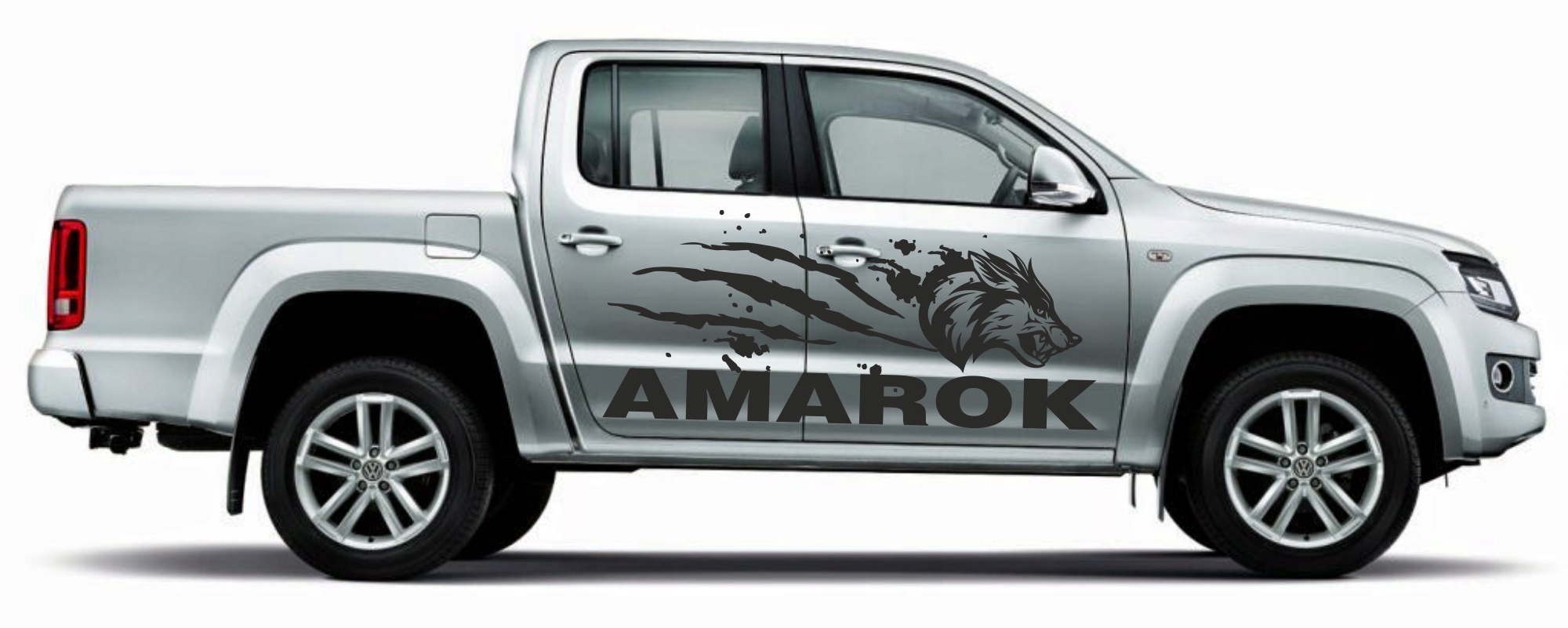 Samolepky na boky Vw Amarok Wilk