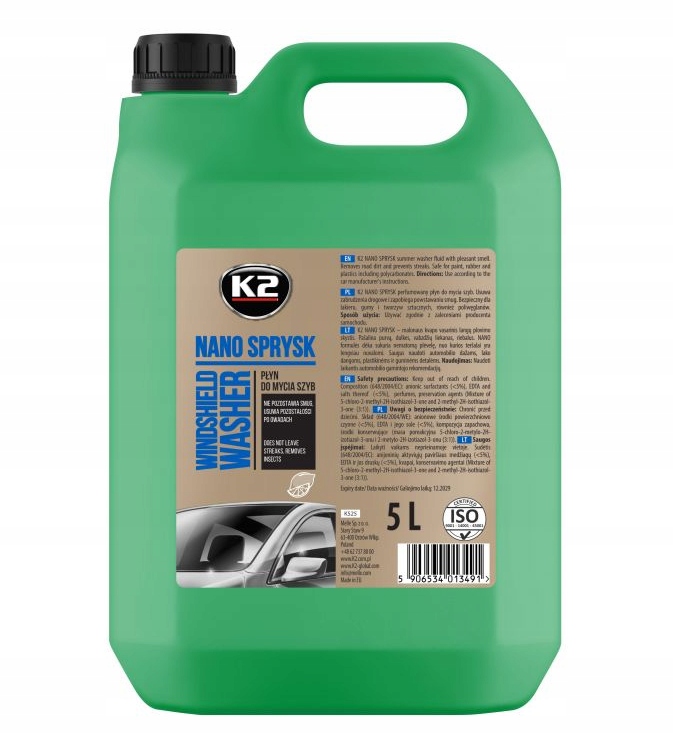 

K2 Nano Sprysk Płyn do Spryskiwacza Letni 5l