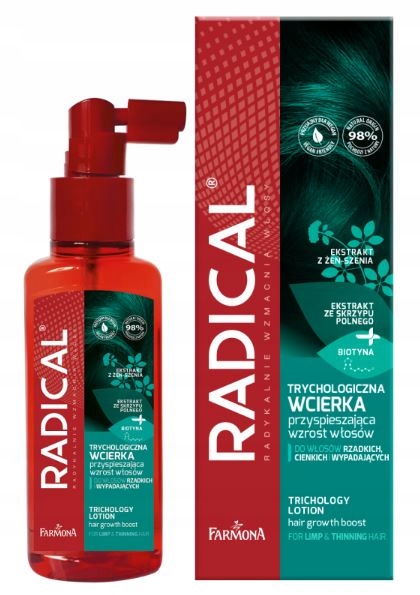 Farmona RADICAL Trychologiczna wcierka przyspieszająca wzrost włosów 100ml