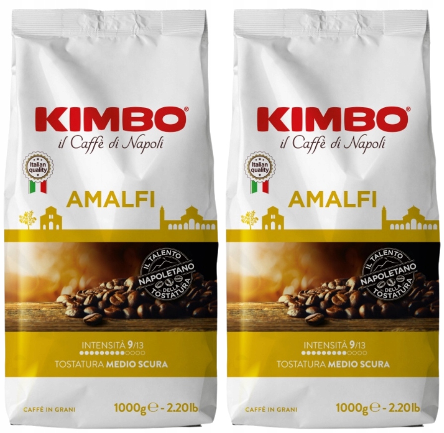 Kimbo Amalfi Arabica 100% kawa ziarnista 2x1 kg