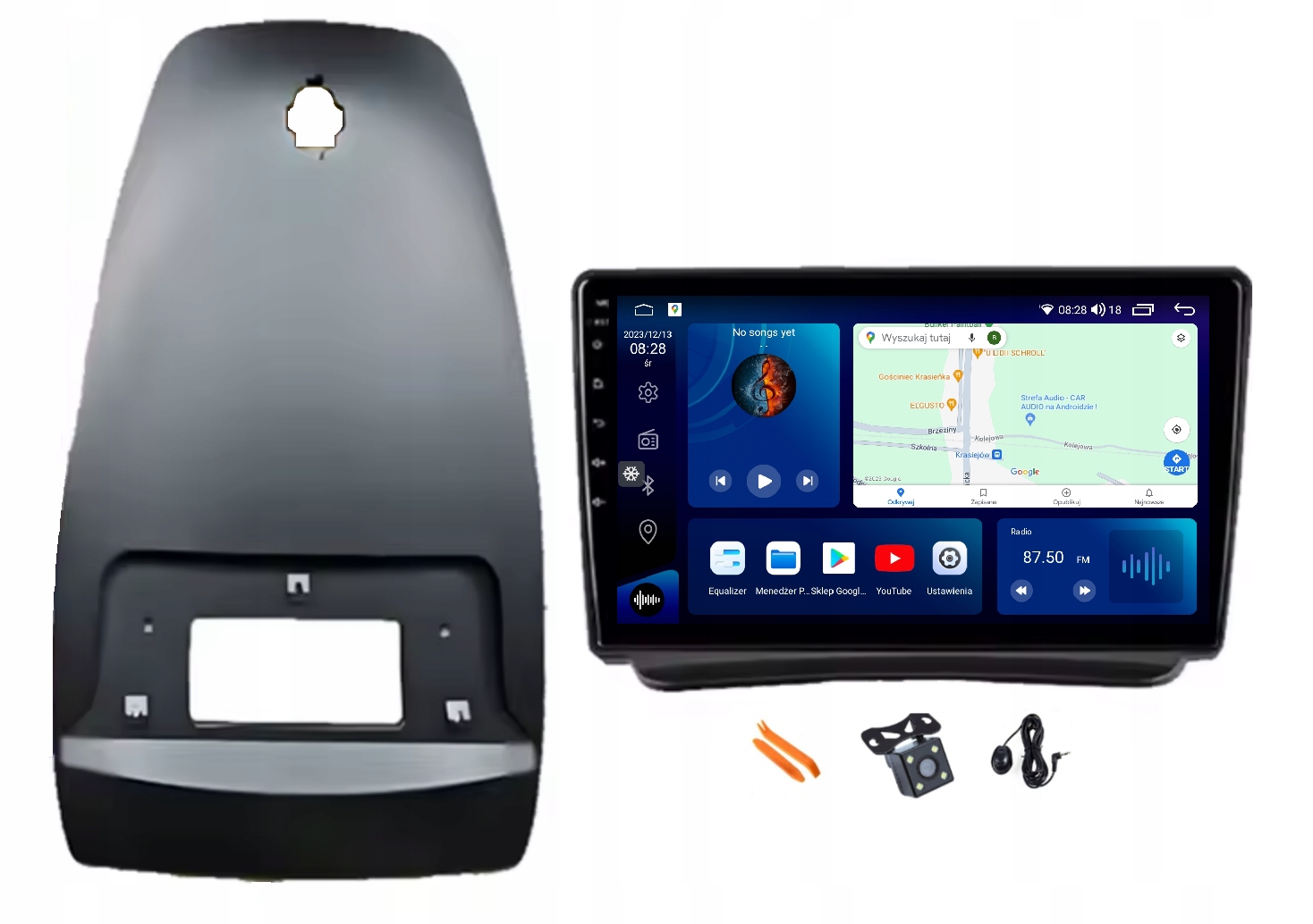Android Rádio Gps Lte Carplay Qled 128GB pre Ford Transit Transit Connect 13-18