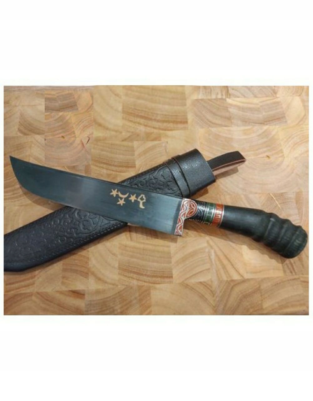 Nůž šéfkuchaře uzbecké kuchyně.Pczak Wielki. Srnčí rohy