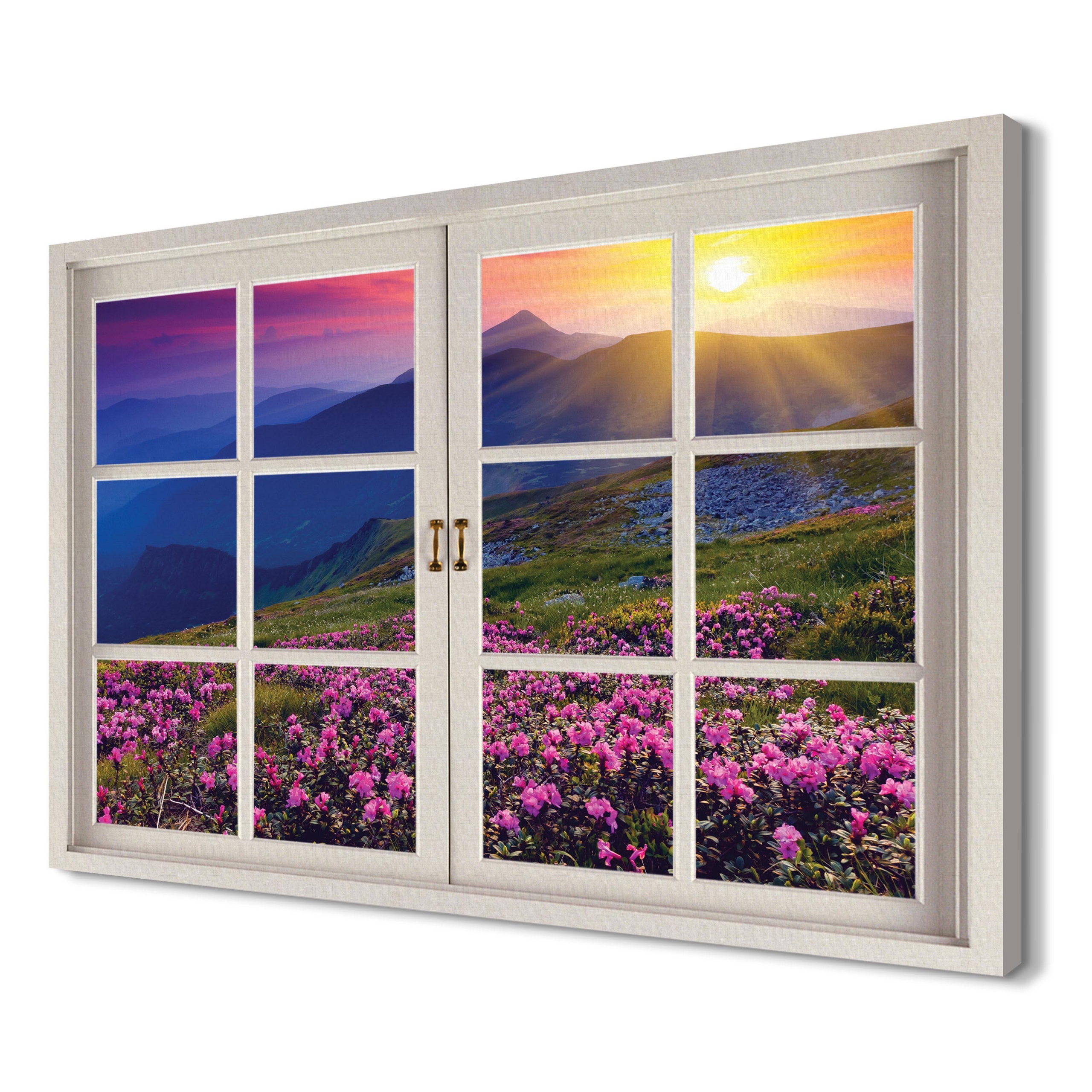 

Rododendron Kwiaty do wnętrz 120x80 Obraz okno 3d