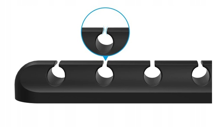 ORGANIZER UCHWYT ZACZEP KLIPS DO KABLI PRZEWODÓW BIURKA SAMOPRZYLEPNY KLEJ Model Inny