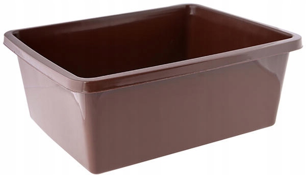 BENTOM - Miska plastikowa prostokątna - na pranie - kosz - 11 L