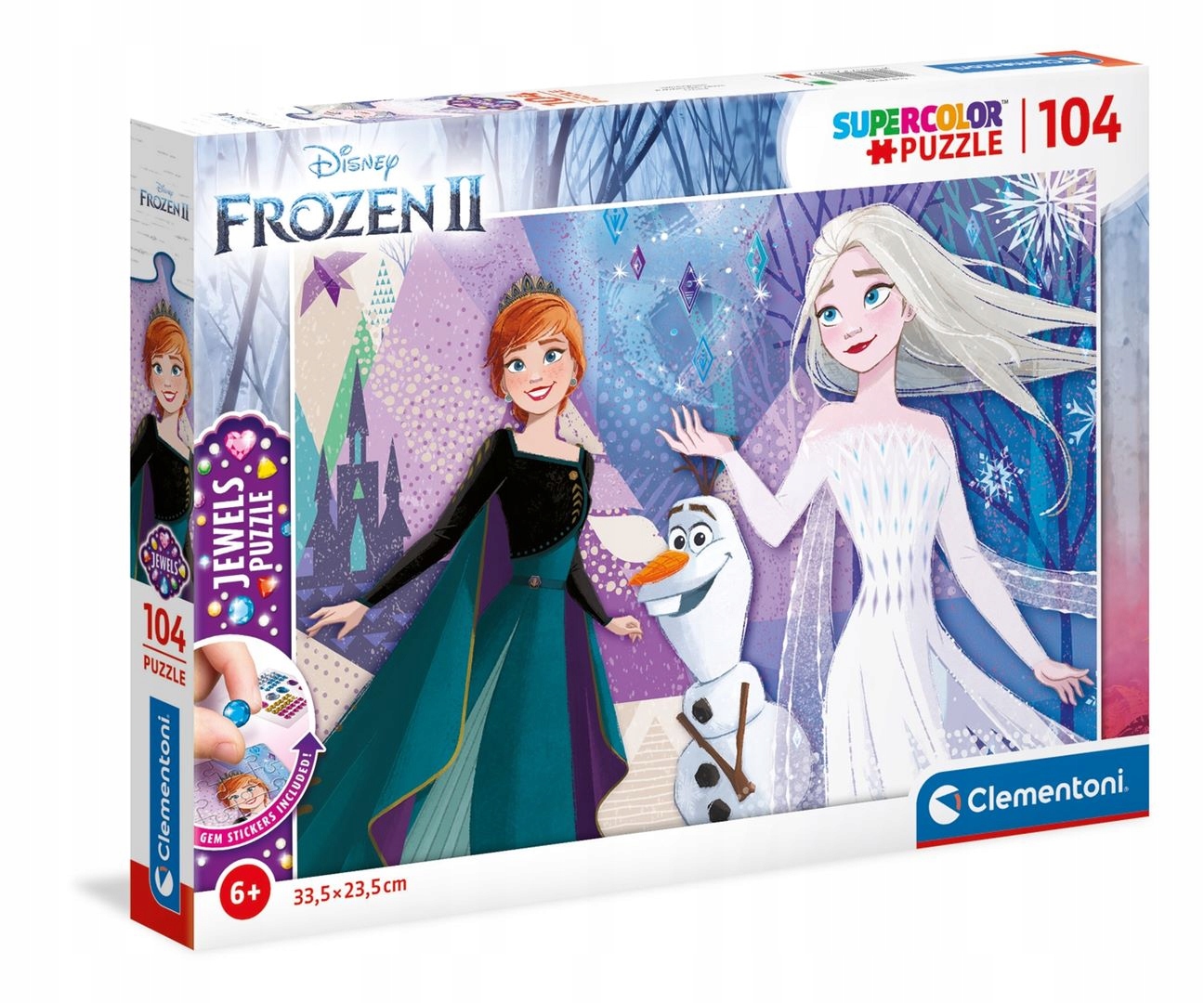 

Puzzle 104el. Frozen 2 z ozdobami