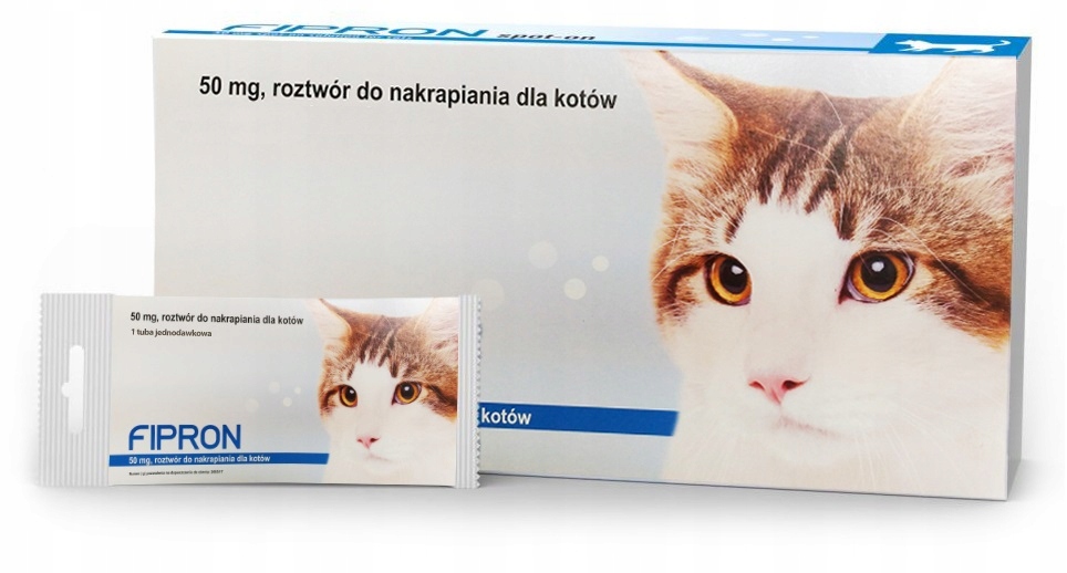 FIPRON DROPS FOR CATS AGAINST FLEAS, TICKS, LICE 1 pc. Form drops