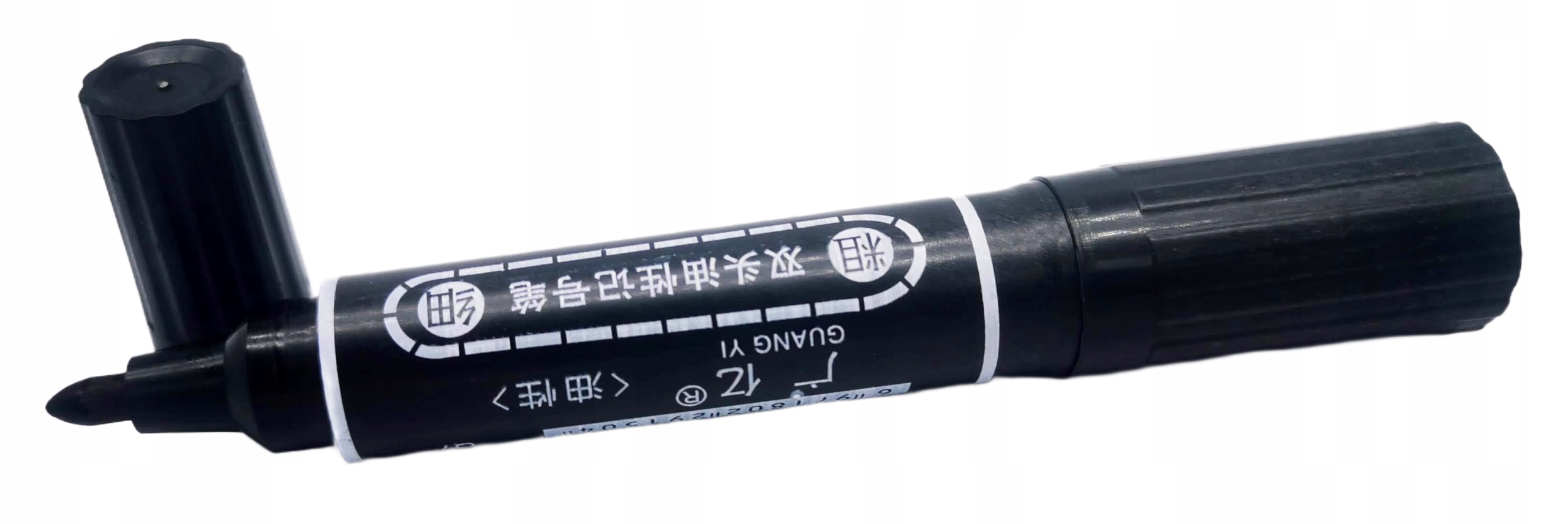 MARKER FLAMASTER PERMANENTNY CZARNY DWUSTRONNY OBUSTRONNY OKRĄGŁY PISAK Liczba sztuk w opakowaniu 1 szt.