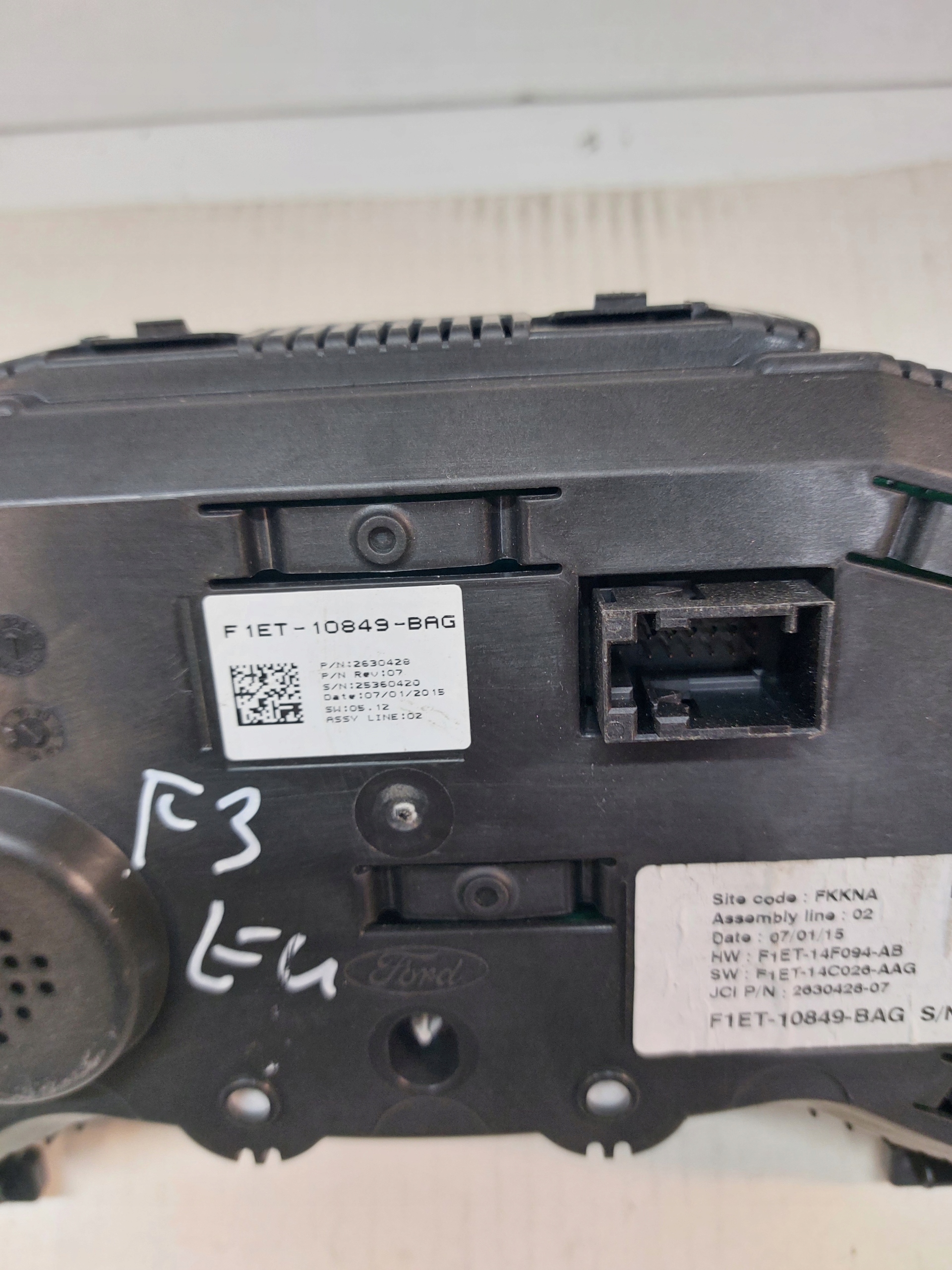 dials dials FORD FOCUS MK3 1.0 petrol EUROPA