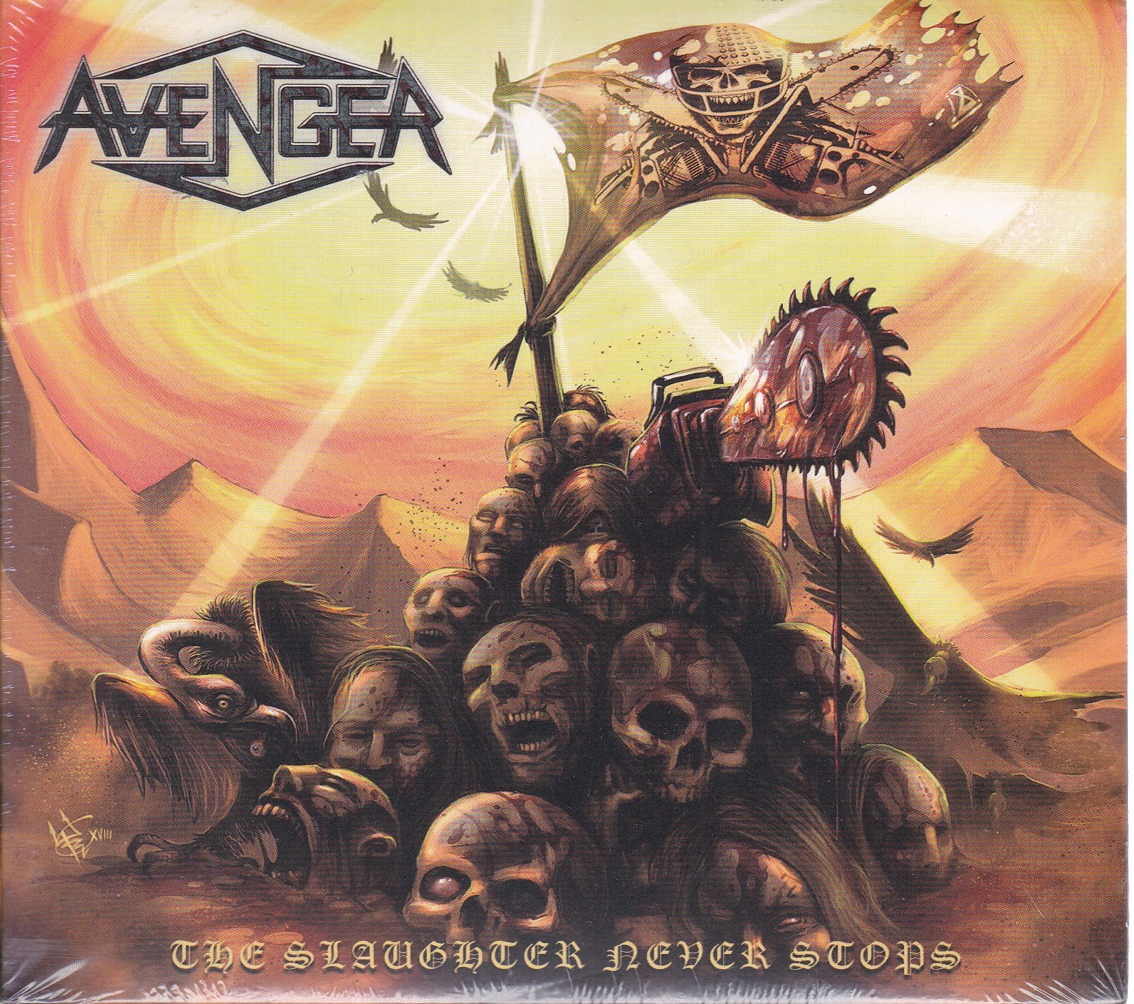 CD- Avenger- The Slaughter Never Stops (nowa W Folii)