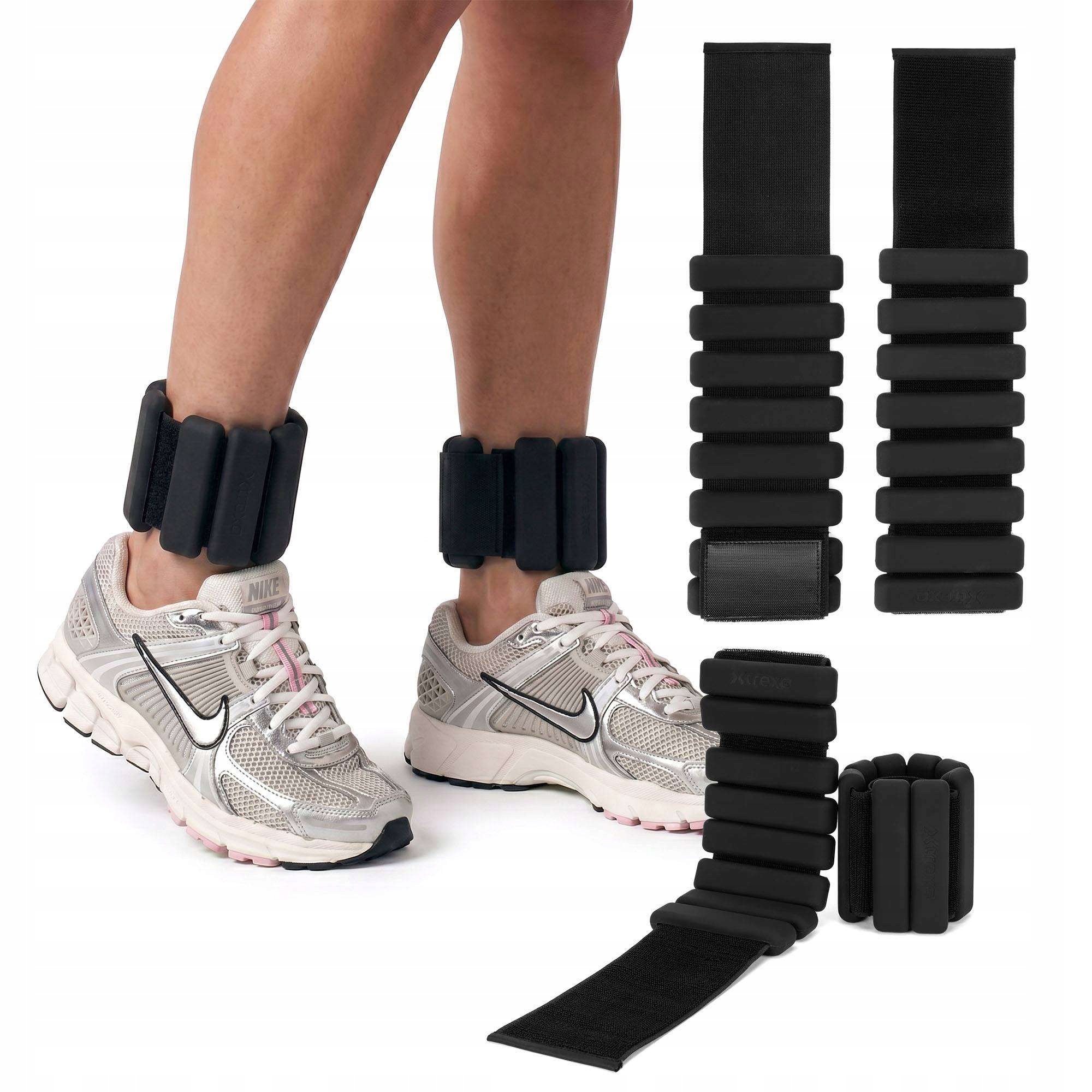 Zátěže na kotníky a zápěstí Xtrexo Sculpt 2 x 1.5 kg černá Fitness