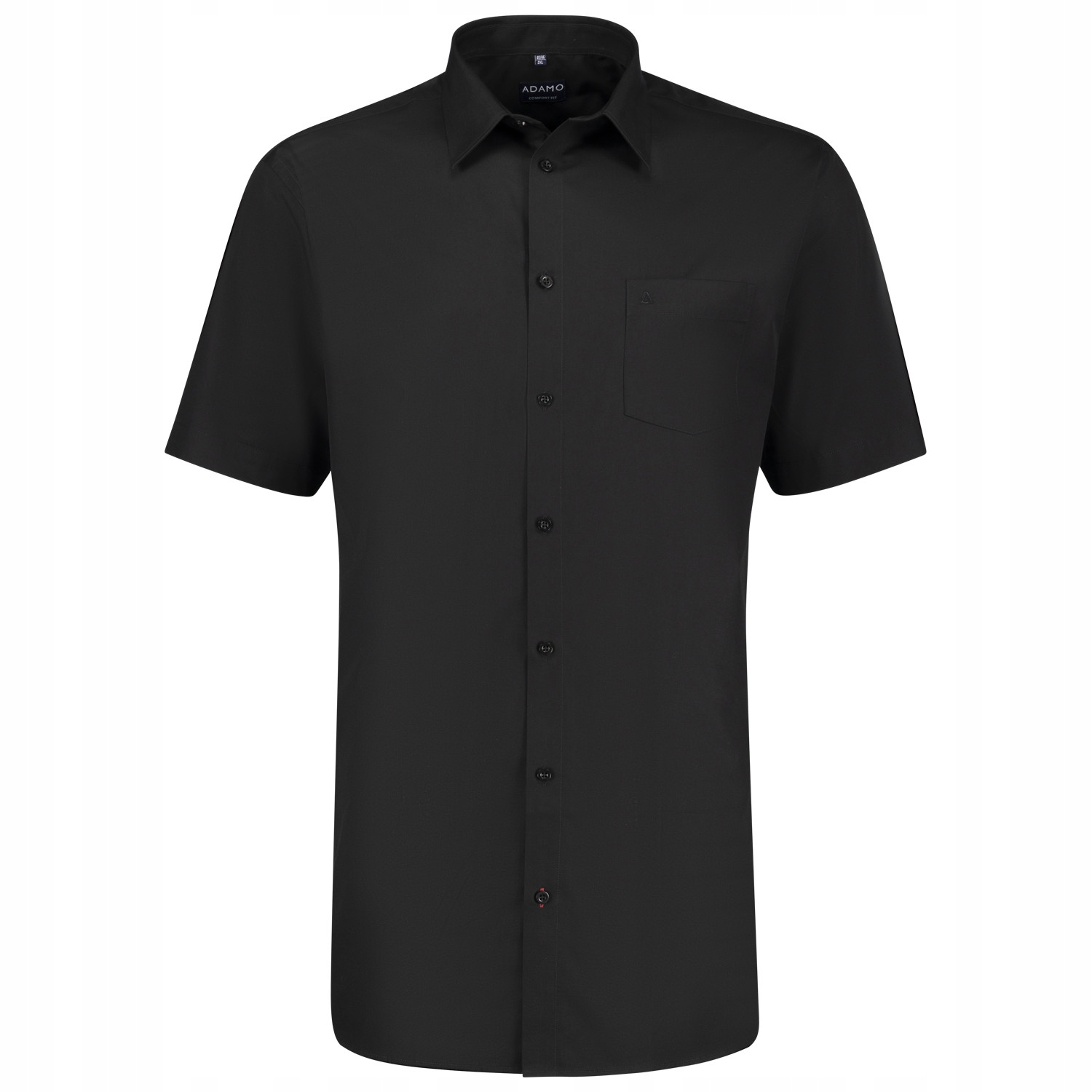 Adamo košile pánská 179401 Comfort fit nadměrná velikost 4XL černá