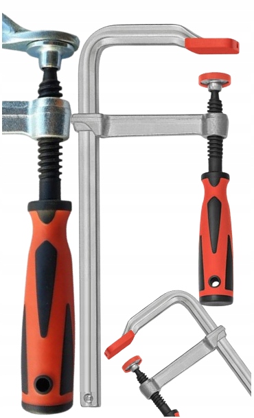 Truhlářská Svorka Šroubová 300X120mm Svorka Typu F Kovaná Maticově