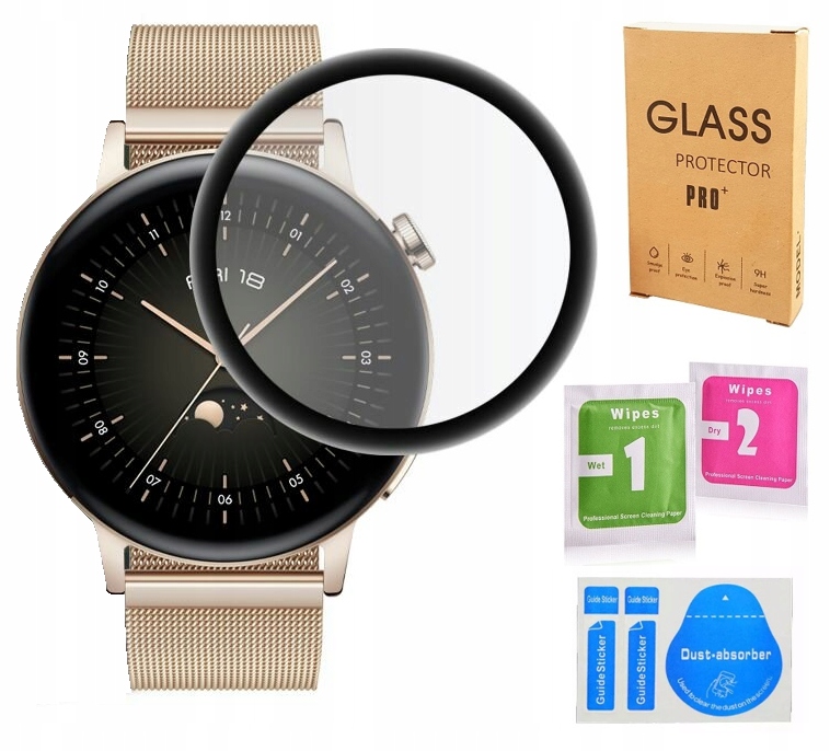 

Szkło Hybrydowe Full 3D Do Huawei Watch Gt 2 42MM