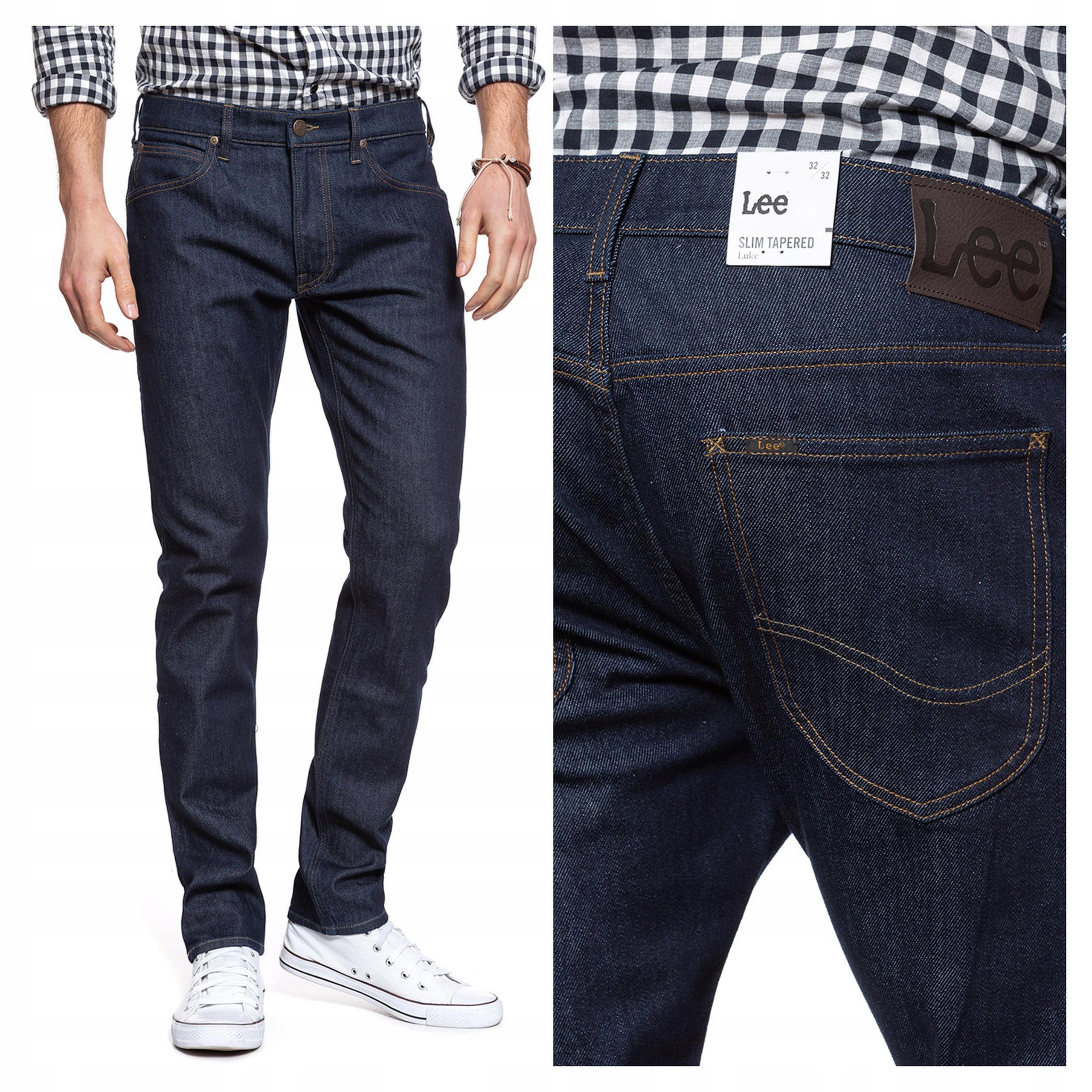 Lee Luke Rinse Pánské džínové kalhoty džíny Přiléhavé 112119293 W32 L32