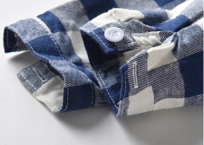 KOSZULA W KRATKĘ DLA CHŁOPCA Z DŁUGIM RĘKAWEM Wiek dziecka 3 m +