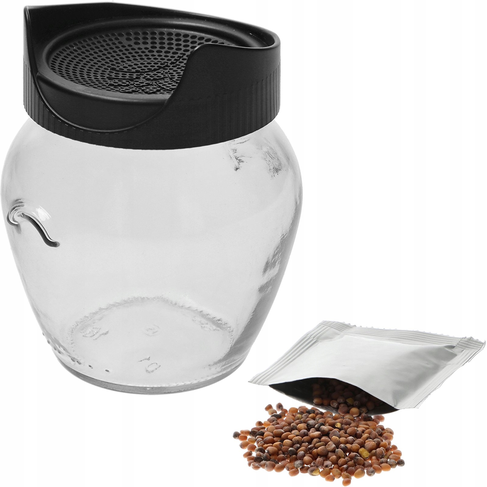 KIEŁKOWNICA SŁOIKOWA TWIST-off BROWIN + NASIONA Wysokość produktu 13.1 cm