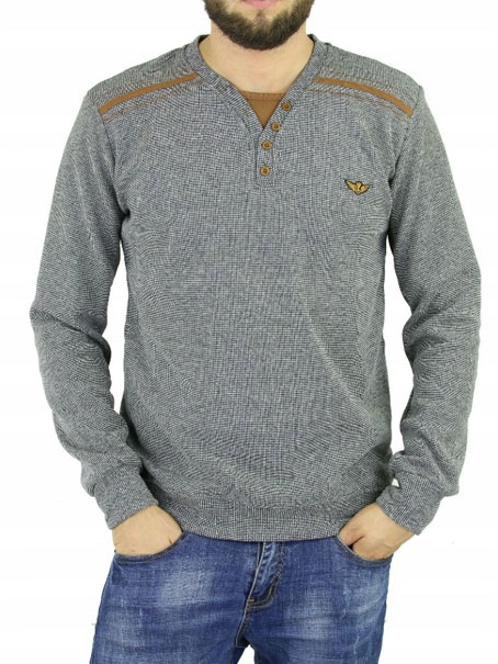 Bluzka męska 3XL Dekolt serek/dekolt V