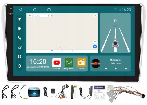 Rádio Navigace Toyota Avensis 2002-2008 Carplay Android Auto 8/256GB Sim