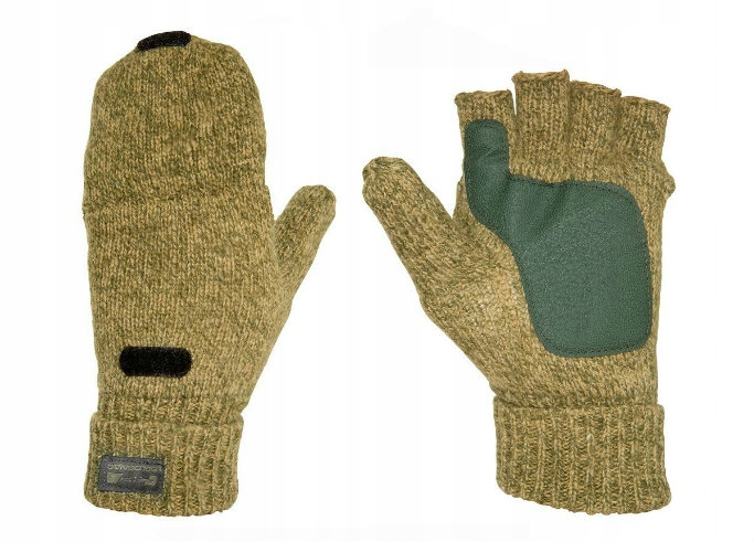 

Ciepłe Rękawiczki Wełniane Mitenki Sibir 2w1