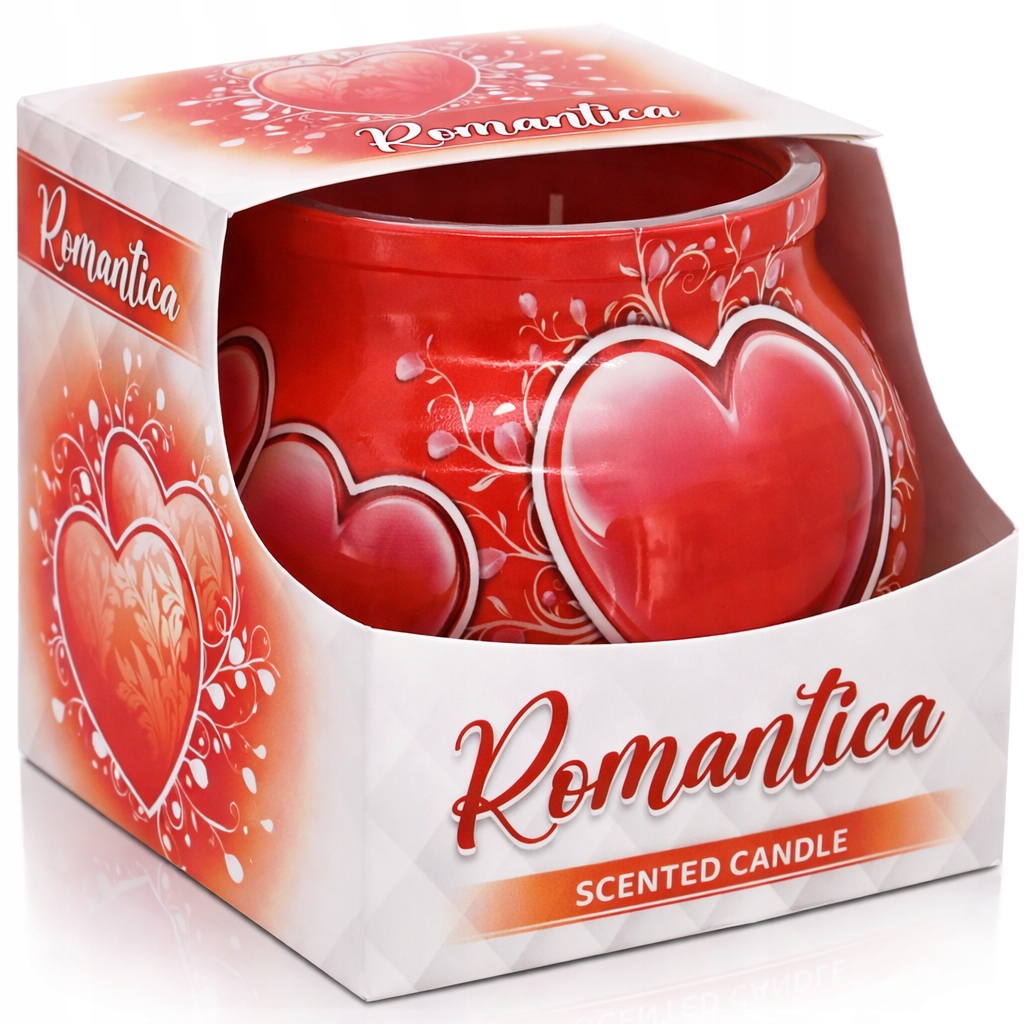 Świeca zapachowa parafinowa Miral 80 g ROMANTICA Romantyczny