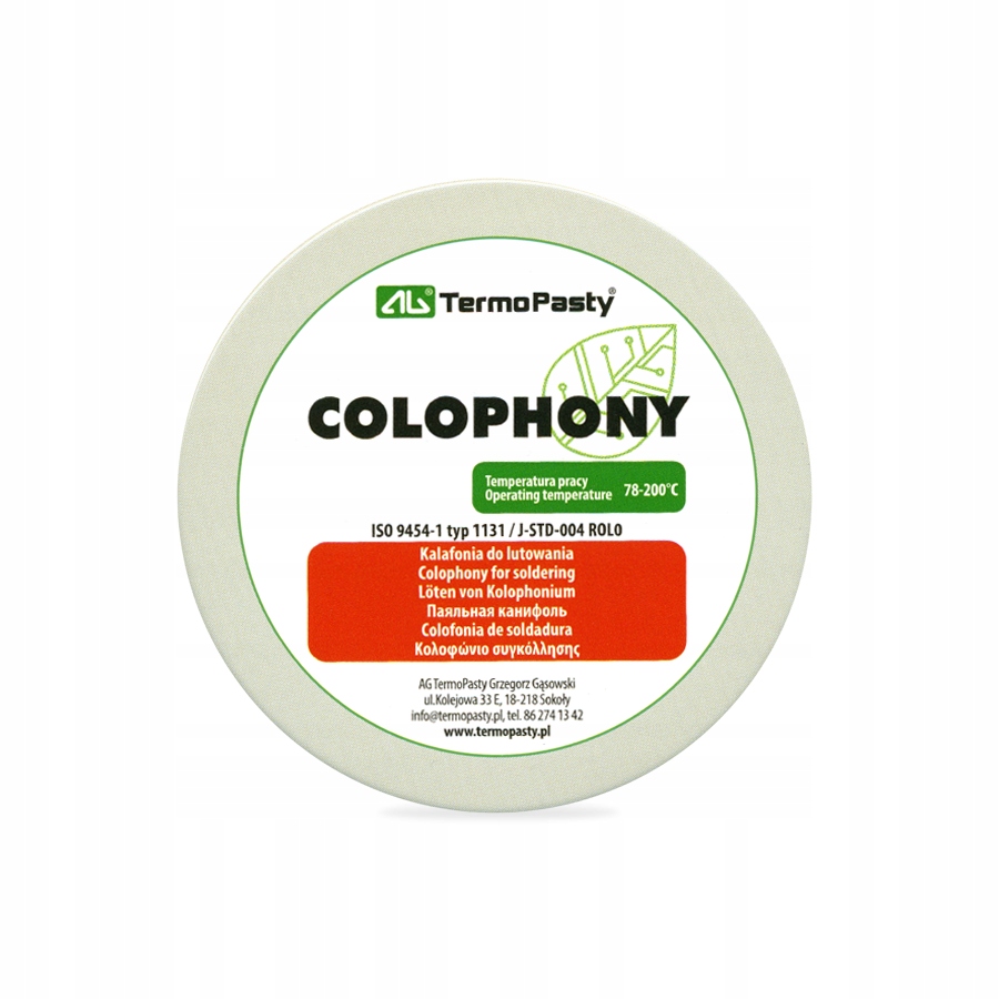 Kalafonia do lutowania 40ml AG TERMOPASTY AGT-034