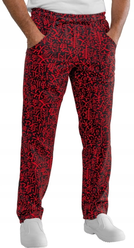 Spodnie Szefa Kuchni kucharskie gastronomiczne Sushi 07 Isacco 044673 M