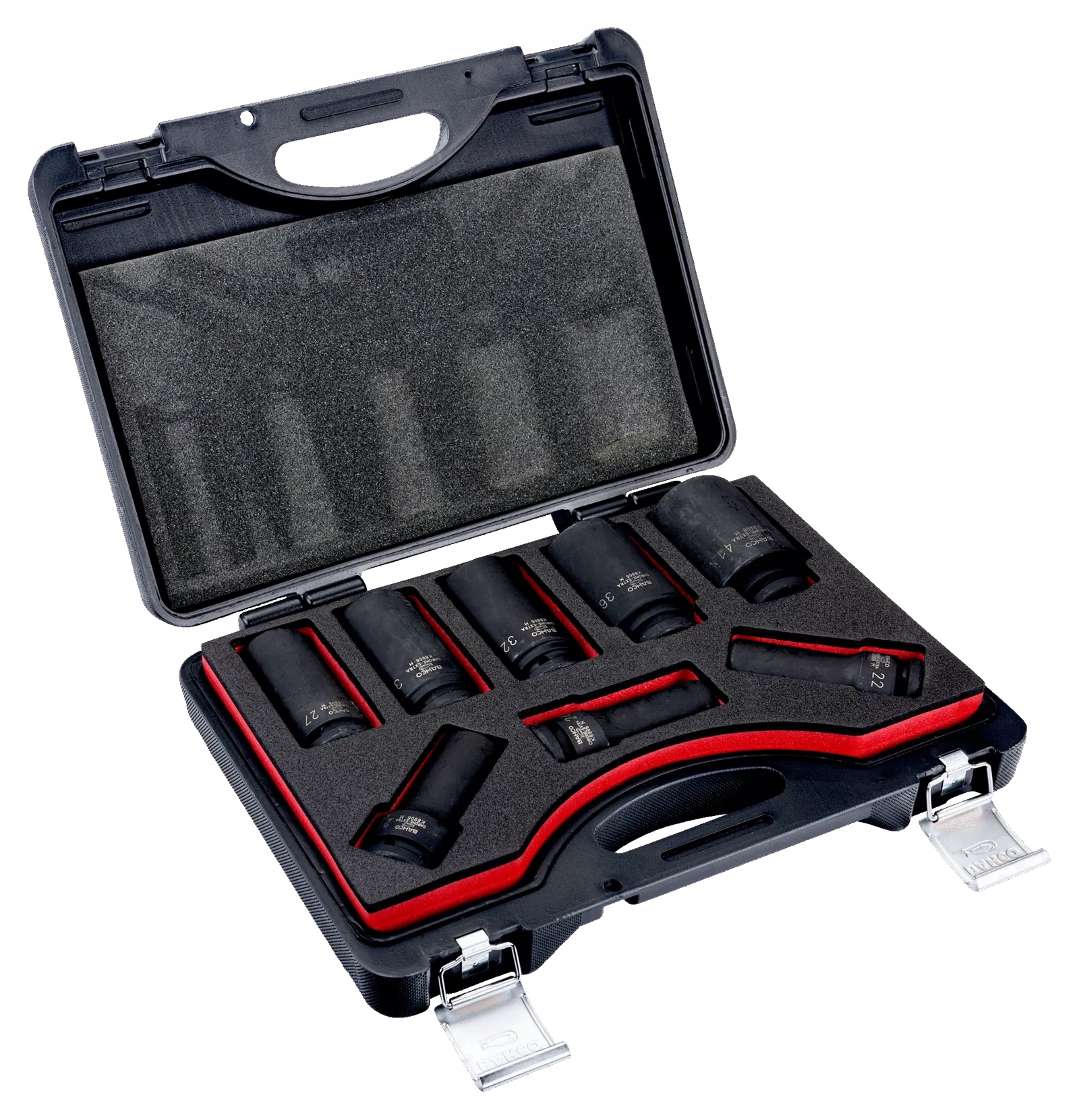 Zestaw nasadek udarowych wydłużonych 3/4" metrycznych BAHCO