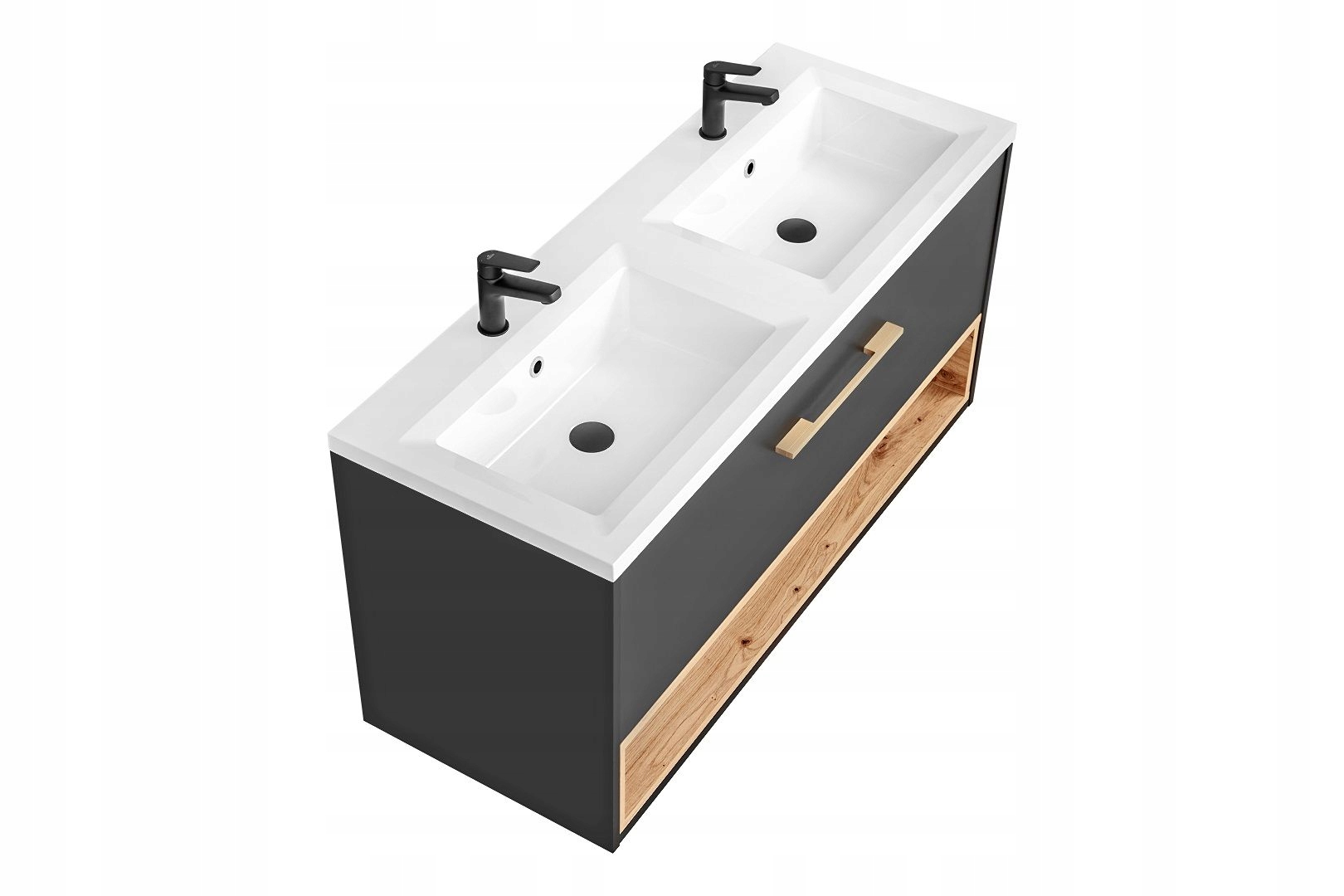 SZAFKA ŁAZIENKOWA Z UMYWALKĄ 120 CM BORNEO COSMOS Kod producenta b-01