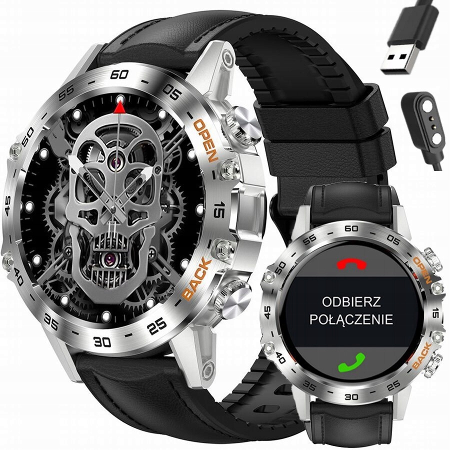 Smartwatch Mužský Gravity GT9-6 Vykonávanie Spojov, Tlakomer (sg02