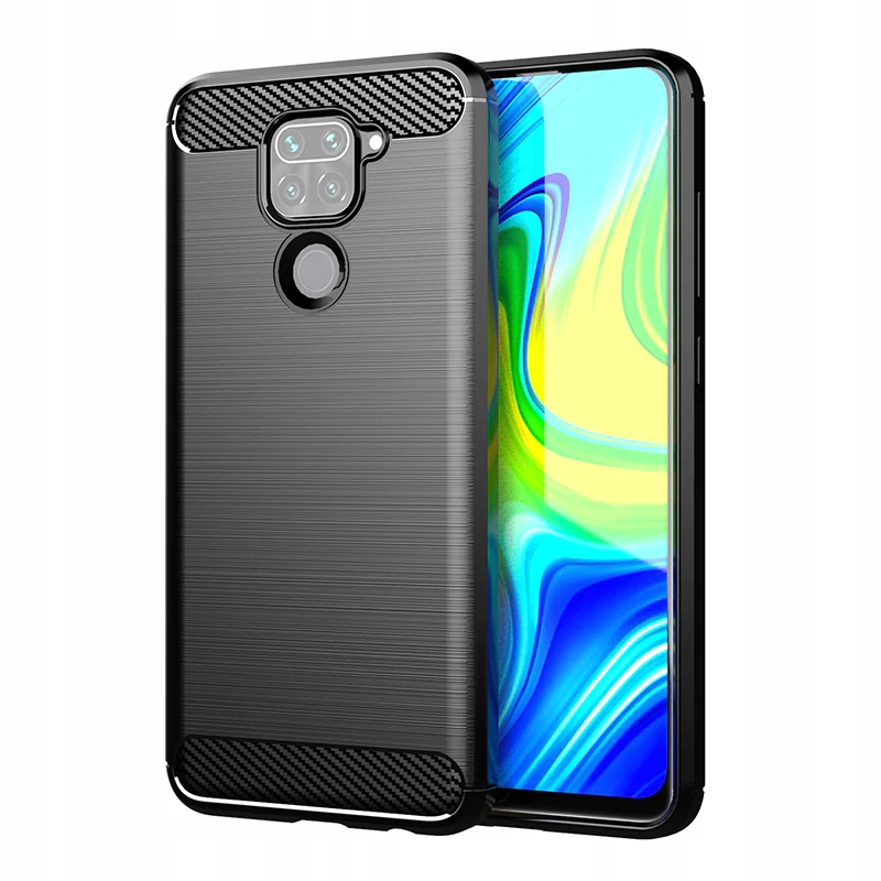 

Etui Pancerne Karbon +szkło do Xiaomi Redmi Note 9