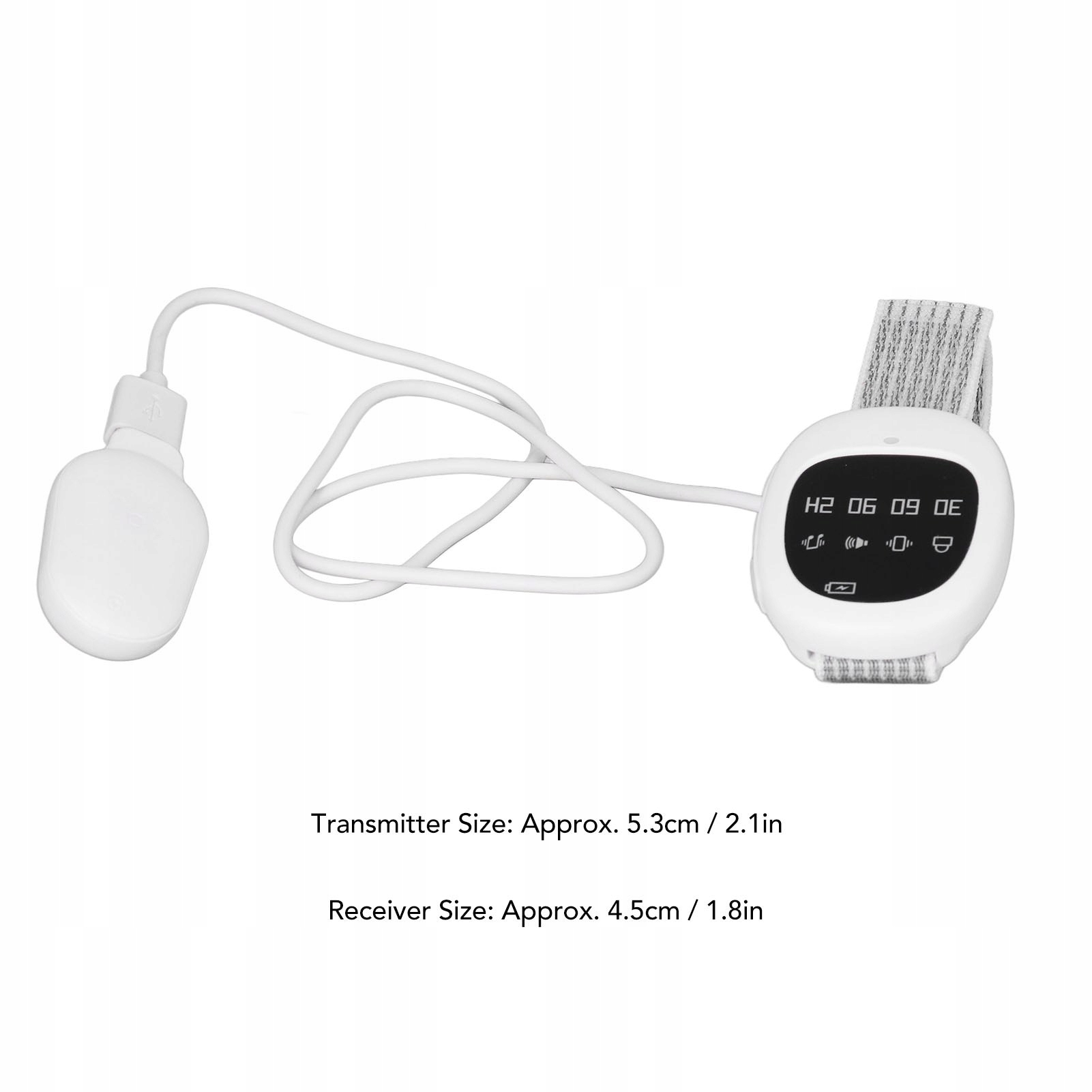 ALARM MOCZENIA NOCNEGO DLA DZIECI I STARSZYCH Waga produktu z opakowaniem jednostkowym 0.4 kg