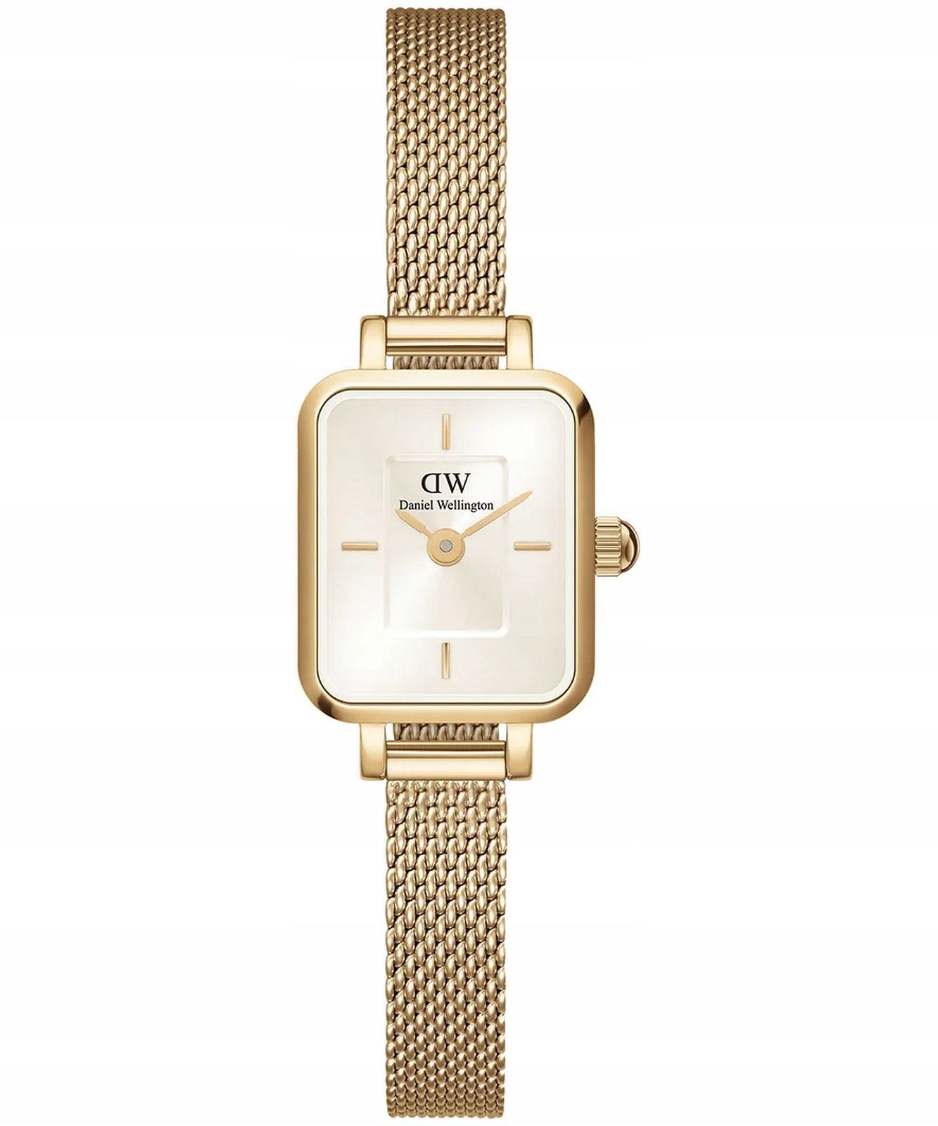 Dámské hodinky Daniel Wellington Quadro Mini Evergold Champagne 15