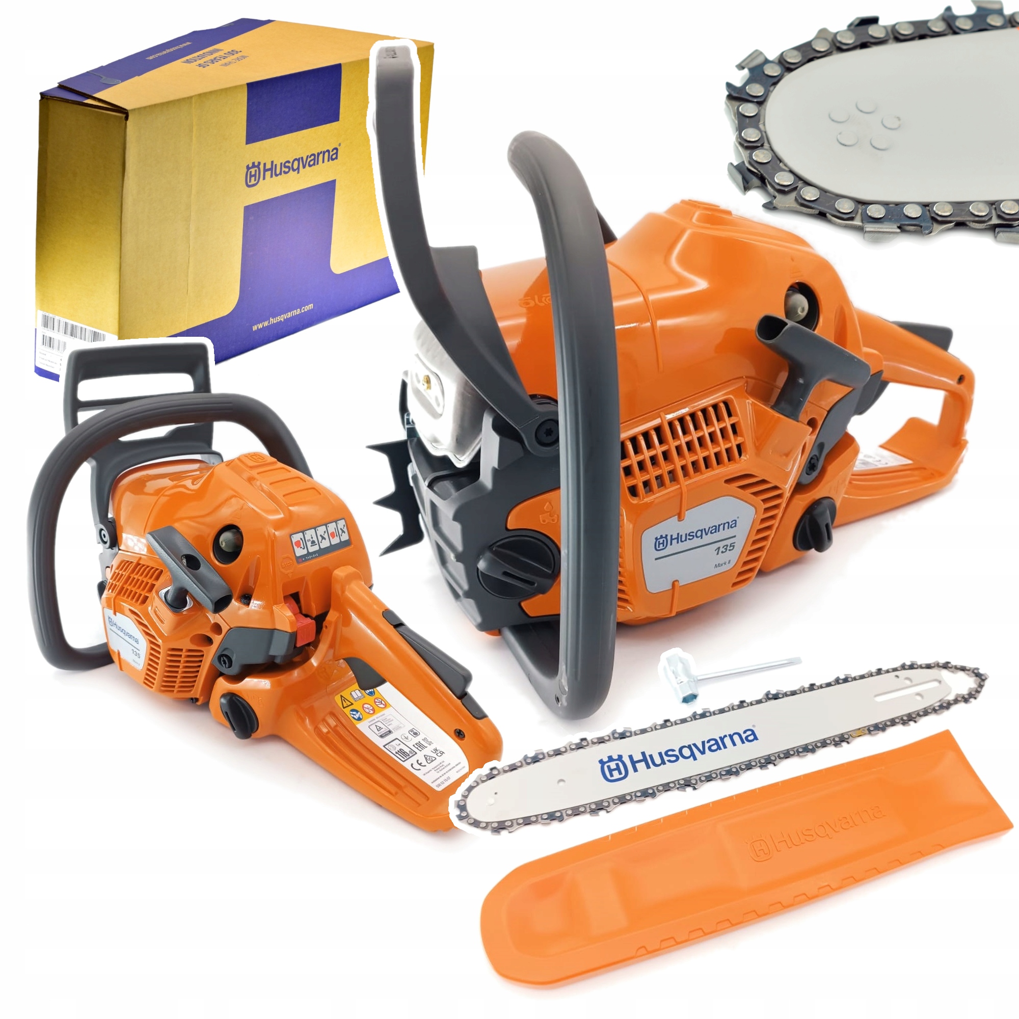 Husqvarna 135 Mark II Pilarka łańcuchowa spalinowa Piła 2,2KM 35cm