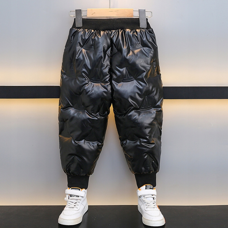 CIEPŁE GRUBE SPODNIE DRESOWE OCIEPLANE JOGGERY zimowe pikowane chłopięcy Marka Inna marka