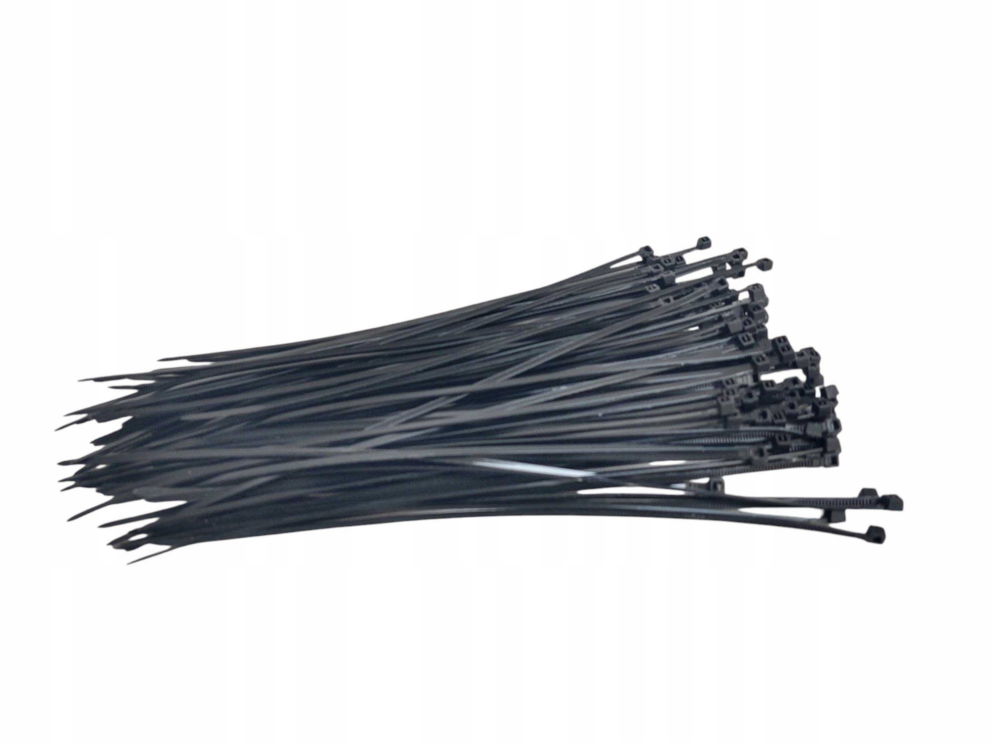 Opaska zaciskowa kablowa 2,5x200mm 100szt. czarne Uv