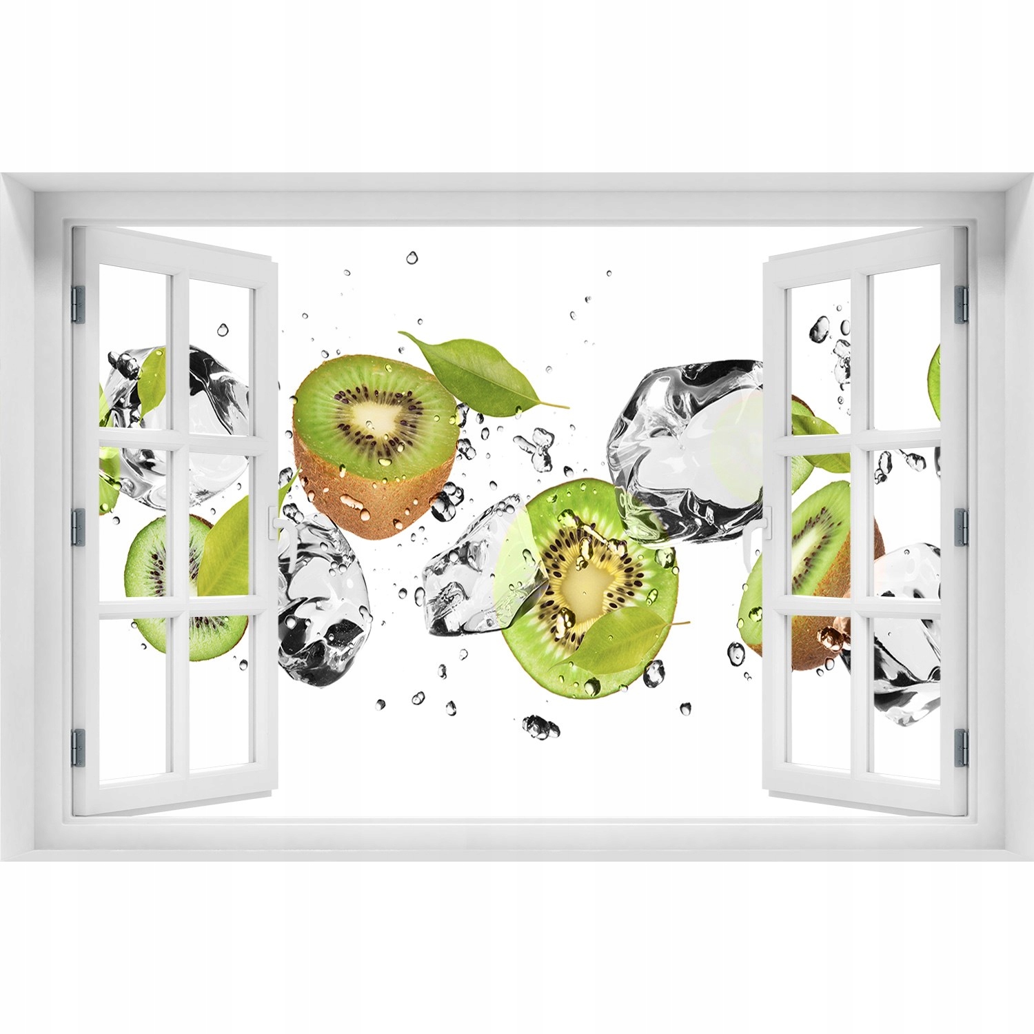 

Naklejka Okno samoprzylepne Kiwi i woda 120x80