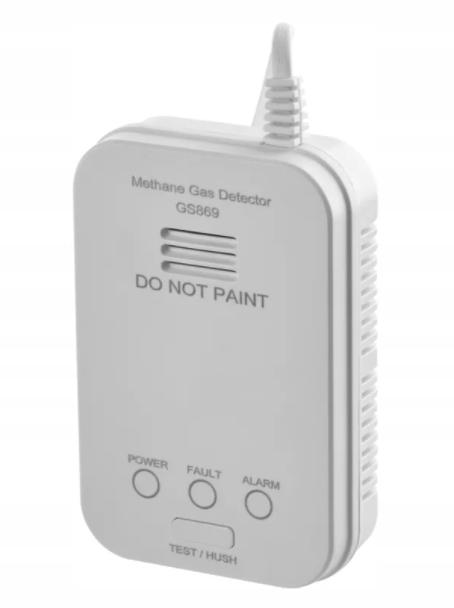 Detektor czujnik gazu ziemnego sieciowy 230V GS869 Stan opakowania oryginalne