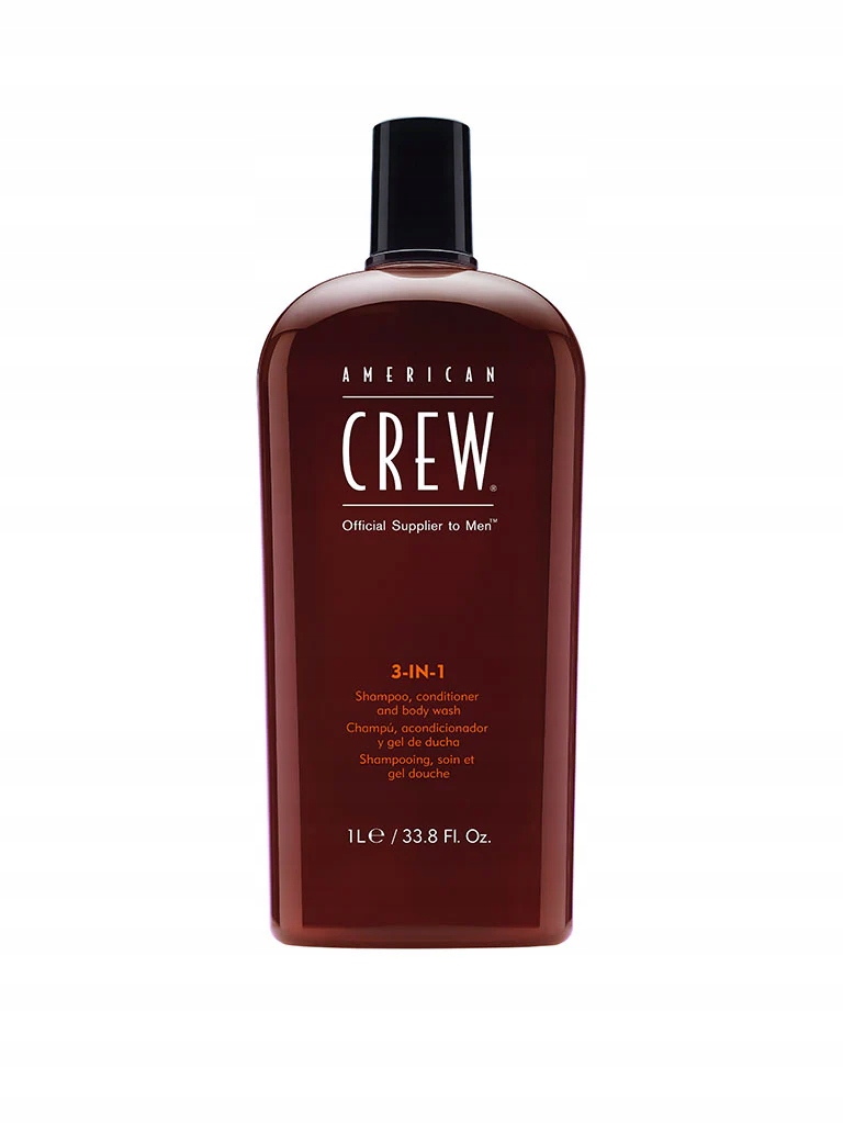 American Crew 3-in-1 Classic szampon, odżywka, żel pod prysznic 1000 ml
