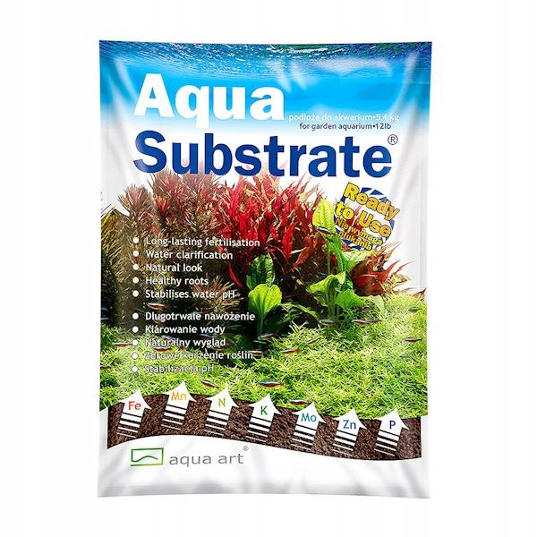 Aqua Art Podłoże Aqua Substrate do akwarium brązowe 5,4 kg
