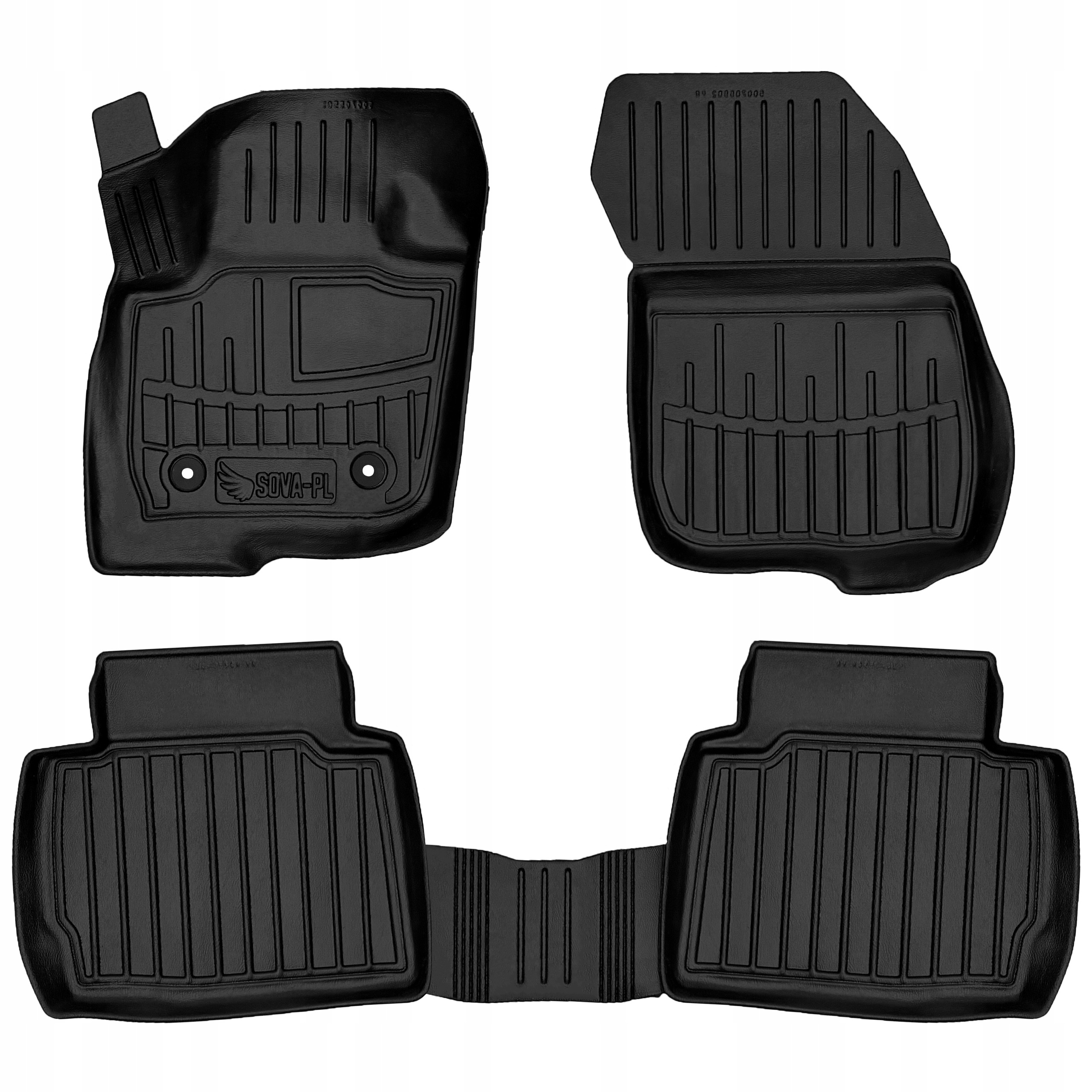 Ford Fusion Usa (2012-2016) wersja amerykańska, z w=> Dywaniki gumowe (tpe)