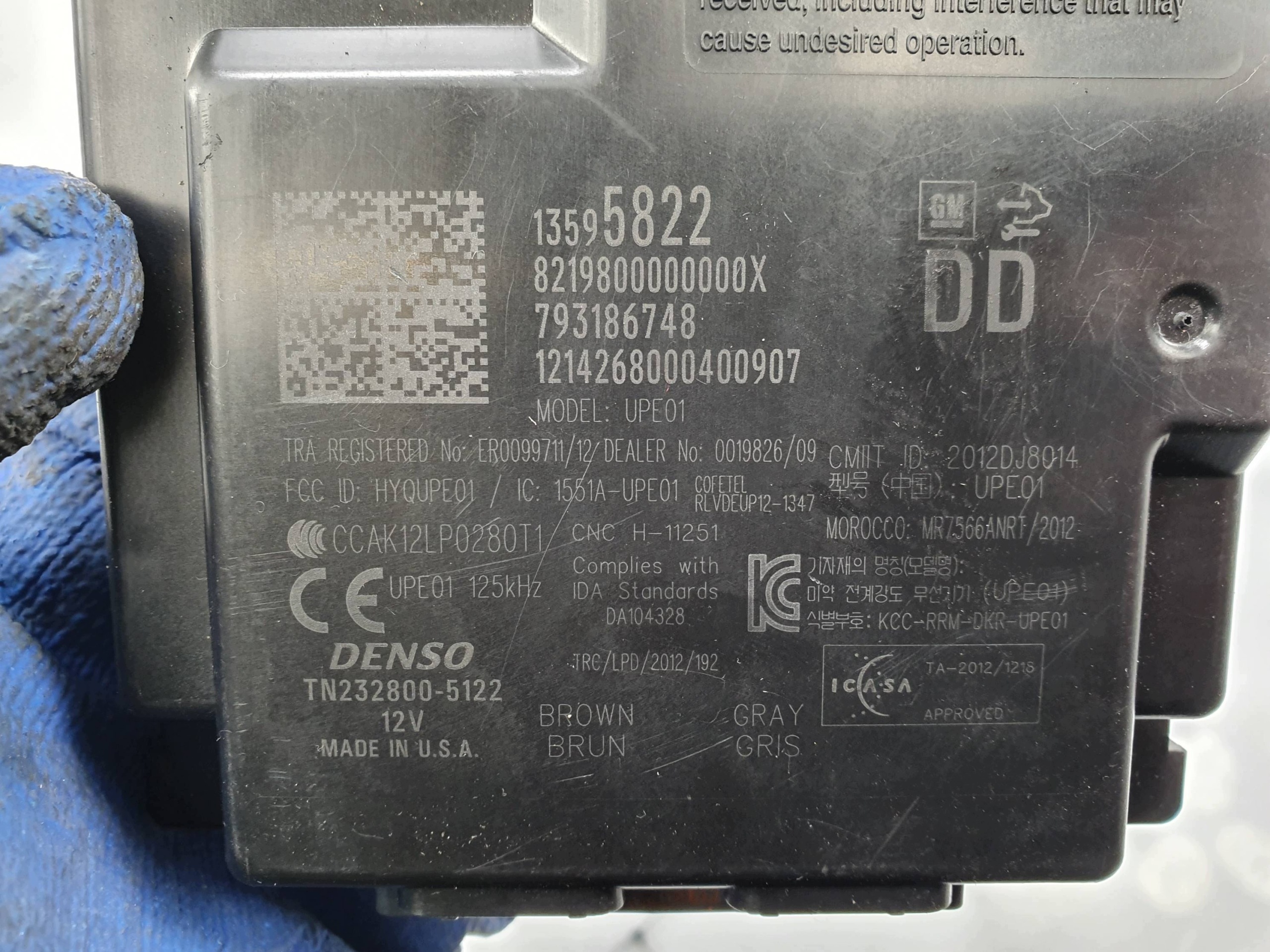 modul KEYLESS 13595822 CADILLAC CTS