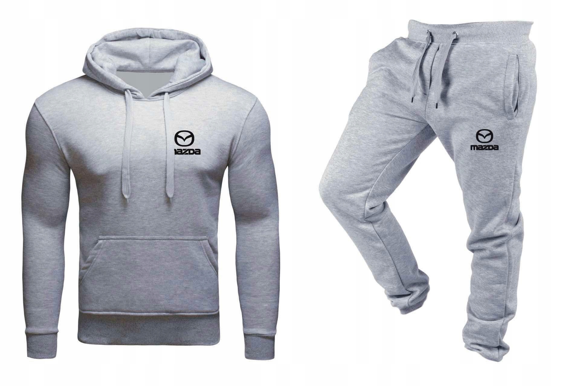 Teplákovka Tepláková Souprava Mazda Šedá XXL