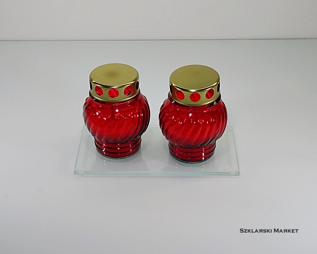 

Podstawka pod znicze -szkło czyste opti 13x15 cm