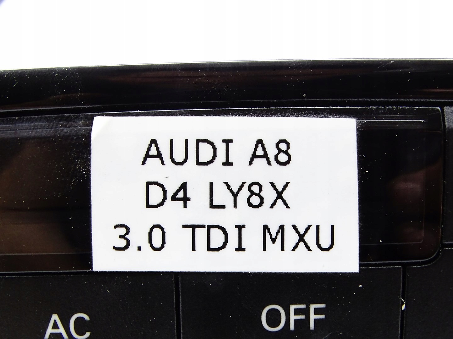 PANEL klími klími klimatizaci AUDI A8 D4 S8 4H 4H0820043D