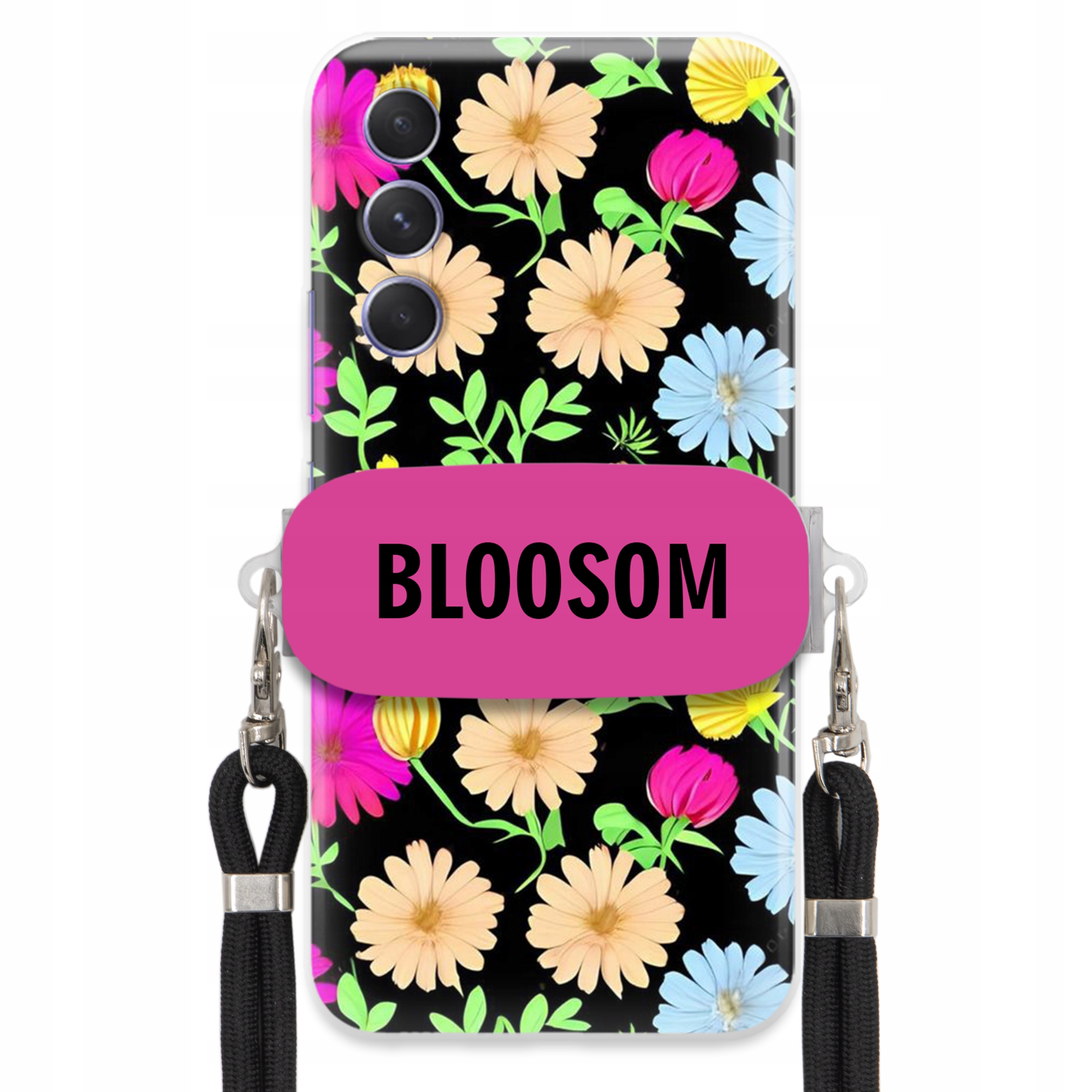 Pouzdro Držák Crossbody pro Samsung M54 5G Kryt Case Květiny Bloosom Flower