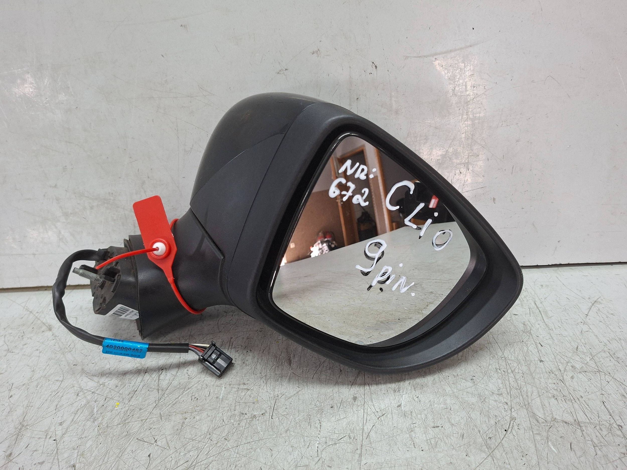 mirror right 9 vertical RENAULT CLIO IV 2012