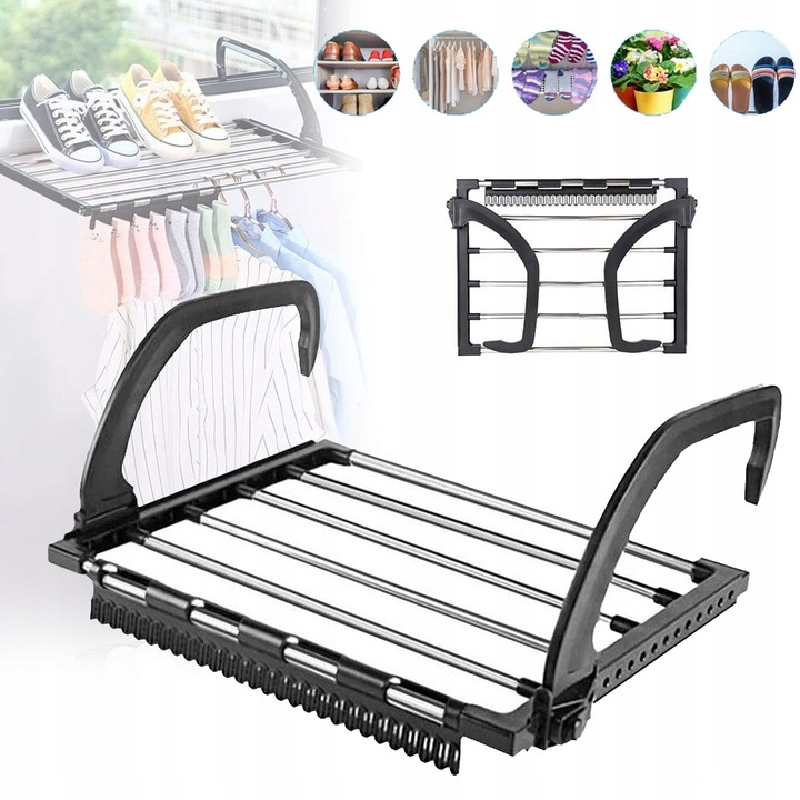 Sušák Na Prádlo S Klipem Pro Sušení Doma I Venku 32*40 cm